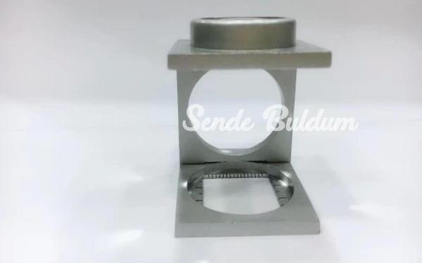 20 Mm Büyüteç Lup Dokumacı Büyüteci Full Çelik Katlanabilir Th9007a - Image 1