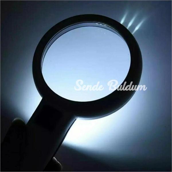 3ledli 30x110mm ve Takı Okumapara Kontrol Için  Led Işıklı Büyüteçdt7666 - Image 1