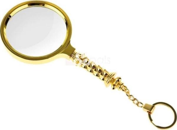 5x90mm Tüm Metal Altın Renkli Hediye Büyüteçoptik Lensler Ile Çinko Alaşım Metal Çerçeve - Image 1