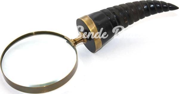 Boynuz Pirinç Büyüteç 21252 - Image 1