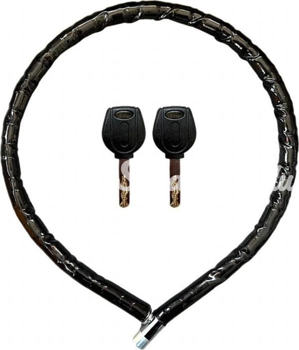 Yuma Ym752 Motorsiklet Kilidi Anahtarlı Körüklü Siyah ( Boy : 120cmçap : 22mm ) - Image 1