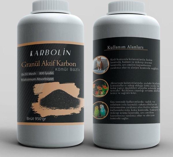 Karbolin Granül Aktif Karbon (Birinci Sınıf Kömür Bazlı) - 950Gr - Image 1