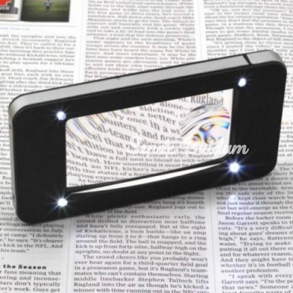 İphone  Şekli Led Işıkları Ile Led Aydınlatmalı3x5xokuma Büyüteç - Image 1