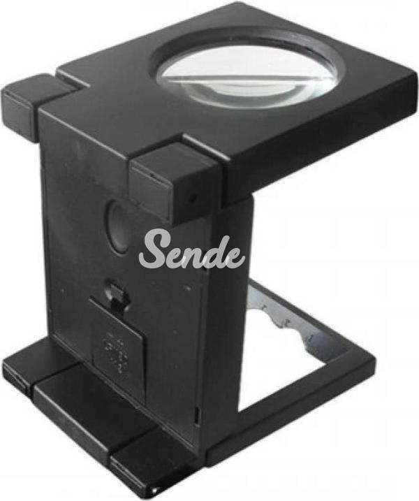 Katlanır Plastıkled Işıklı Test Cıhazı Büyüteç 2.5x90mm - Image 1