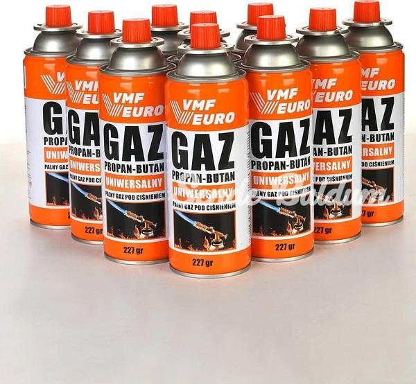 Remtaş Vmf Eurogaz Kamp Ocak Gazı Valfli Kartuş 227gr  10 Adet - Image 1