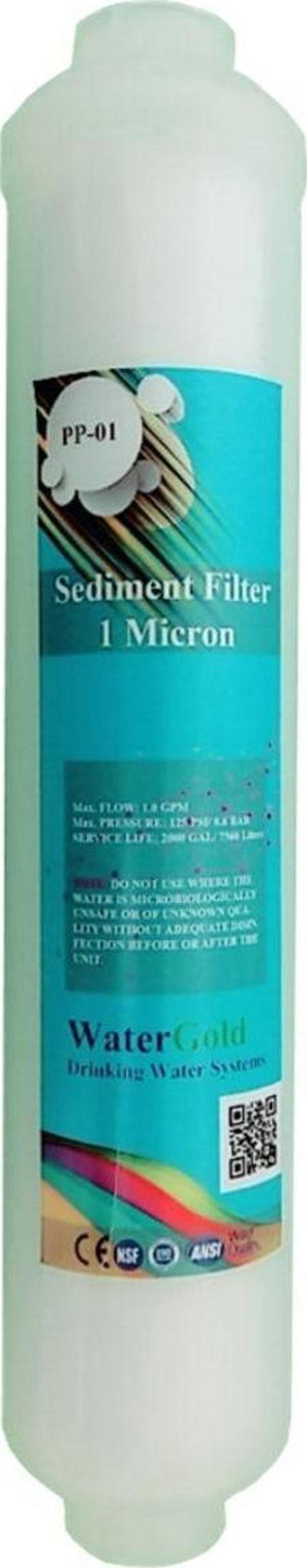 Watergold Su Arıtma Cihazı 1 Micron Inline Tortu Filtresi 2" Inç - Image 1