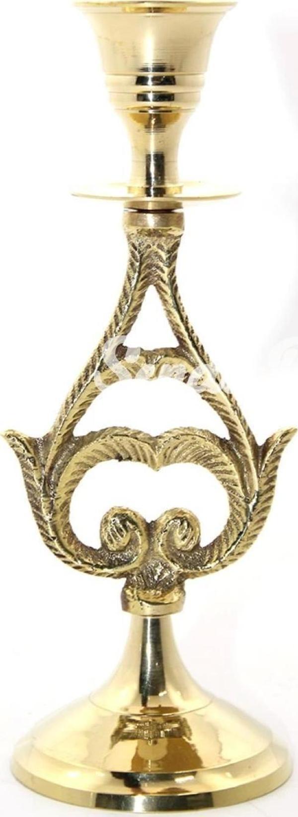 Tekli Pirinç Şamdan 27768 - Image 1