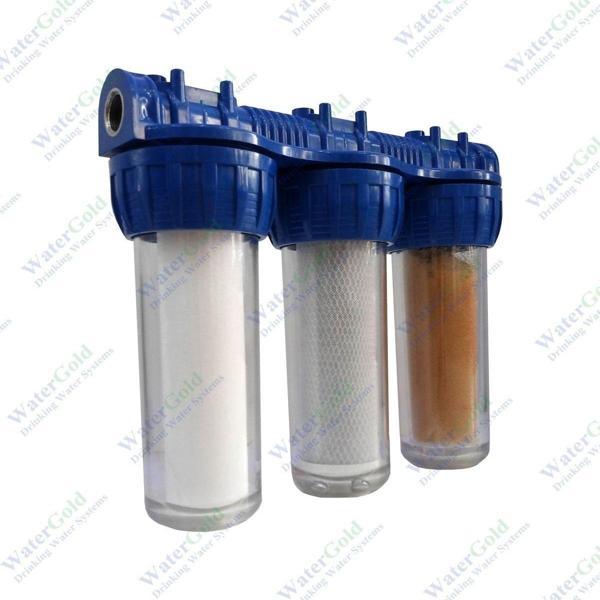 Watergold Kireç Giderim Ve Su Arıtma Filtre Sistemi Blok Karbon Ve Reçine - Image 1