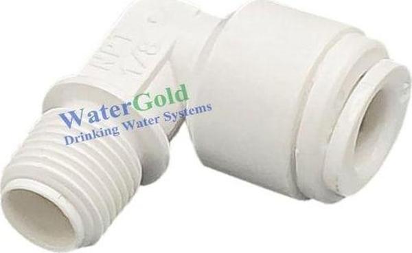 Watergold Su Arıtma Cihazı Membran Filtre Kabı Dirseği 1/8 Inç Dış Diş - Image 1