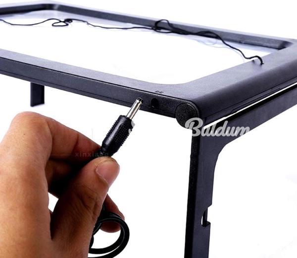 Yaşlılar İçin  A4 Boyutu Masa Tipi Işıklı Okuma Büyüteç Th275205b - Image 1