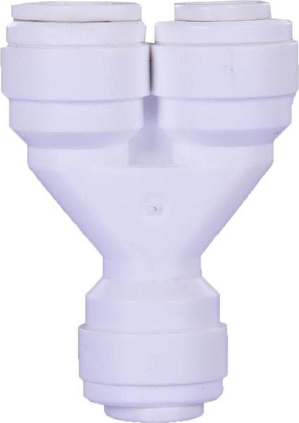 Watergold Su Arıtma Cihazı Y Hortum Bağlantı Nipeli 1/4 Inç Quick Geçme (5 Adet) - Image 1