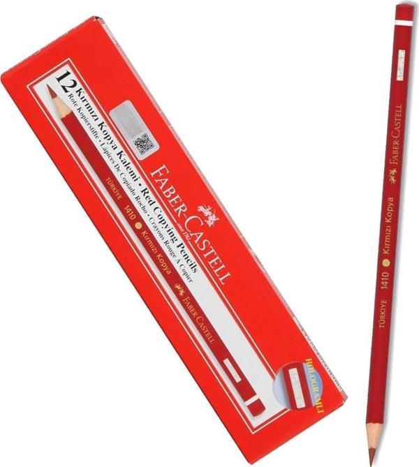 Faber-Castell Kırmızı Kopya Kalem 12 Adet - Image 1