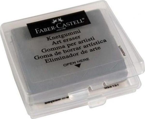 Faber-Castell Plastik Kutulu Gri Hamur Silgi - Image 1