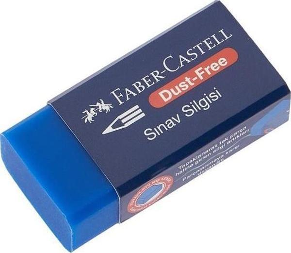Faber-Castell No:24 Orta Boy Mavi Sınav Silgisi 1 Adet - Image 1