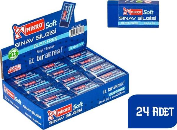 Mikro Dust-Free Yumuşak Sınav Silgisi 24 Adet - Image 1