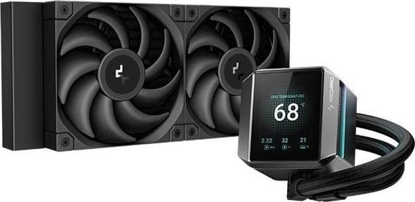 DeepCool MYSTIQUE LCD Ekranlı 240 mm İşlemci Sıvı Soğutucu - Image 1