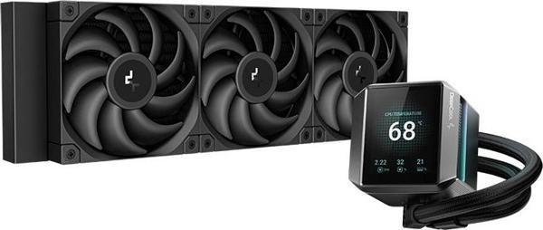 DeepCool MYSTIQUE LCD Ekranlı 360 mm İşlemci Sıvı Soğutucu - Image 1