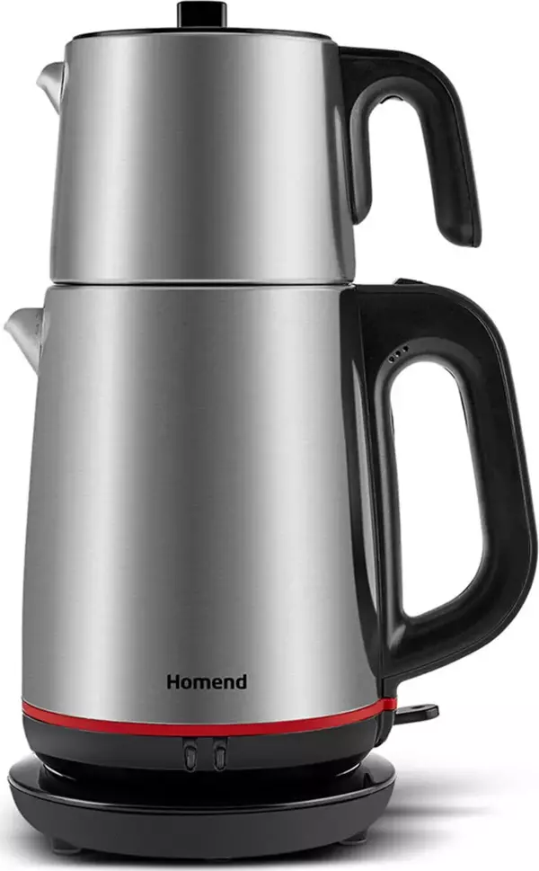 HOMEND Royaltea 1741h 2000 W Çelik Demlikli Çay Makinesi - Image 1