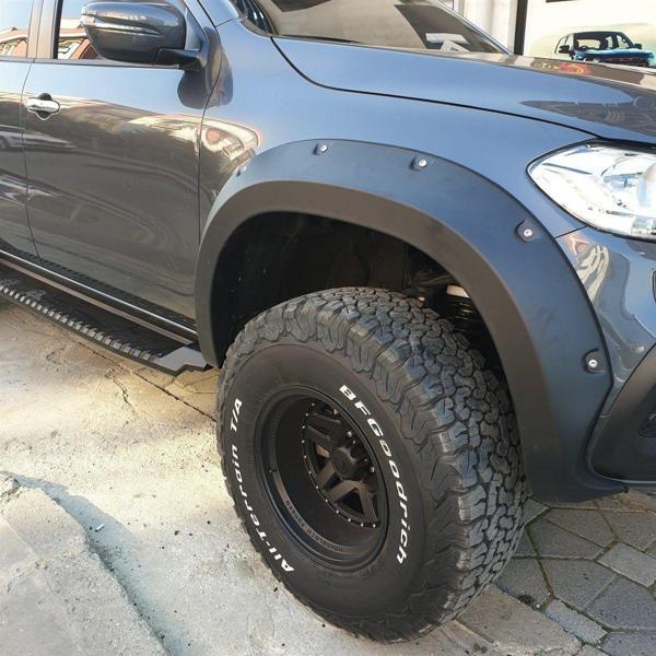 Mercedes X-Class Uyumlu Çamurluk Kaplama Cıvatalı 4.5Cm Dodik Seti Parça - Image 1