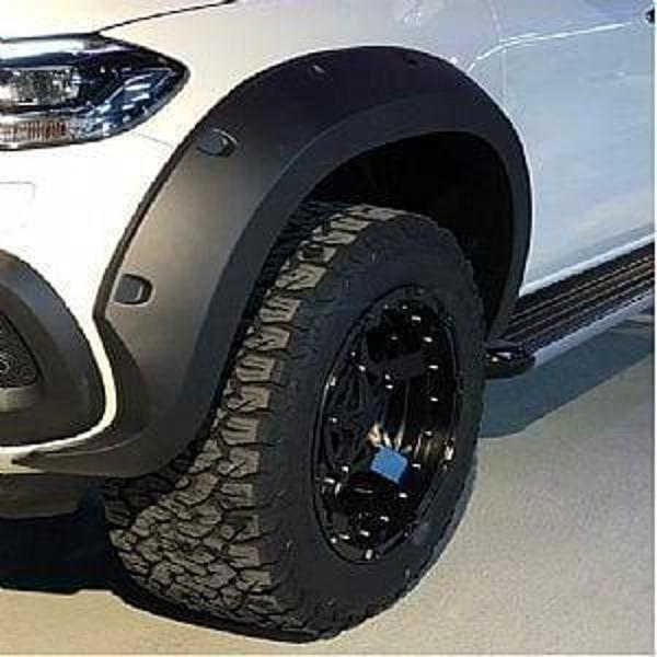 Mercedes X-Class Uyumlu Çamurluk Kaplama Tek Depo 4.5Cm Civatasız Dodik Seti Parça - Image 1
