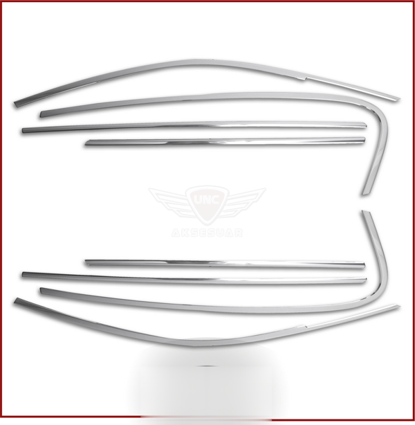 Bmw F20 Uyumlu Cam Çerçevesi 2011-2019 Paslanmaz Çelik Parça - Image 1