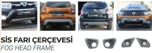 Dacia Duster Uyumlu Sis Farı Çerçevesi 2010-2018 ABS Parça - Image 1
