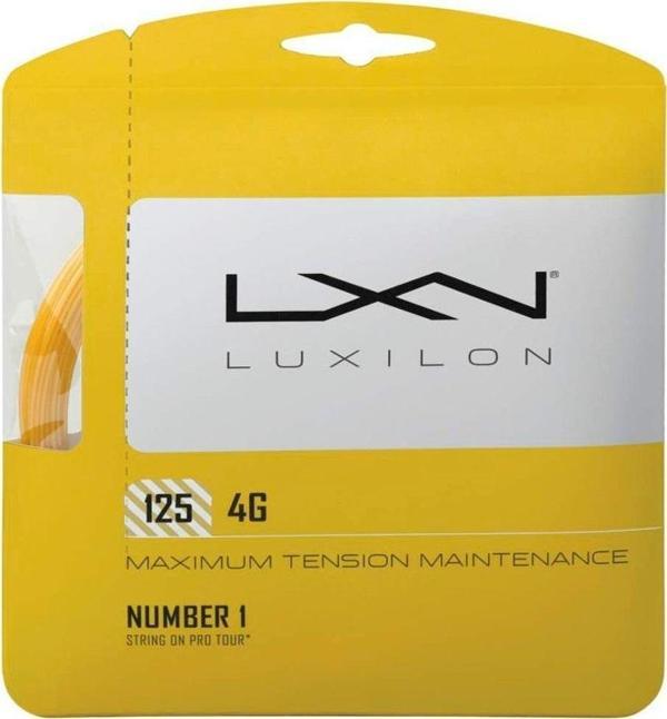 Luxilon 4G 1.25 Altın Sarısı Tekli Kordaj - Image 1