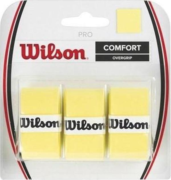 Wilson Sarı 3'lü Pro Overgrip - Image 1