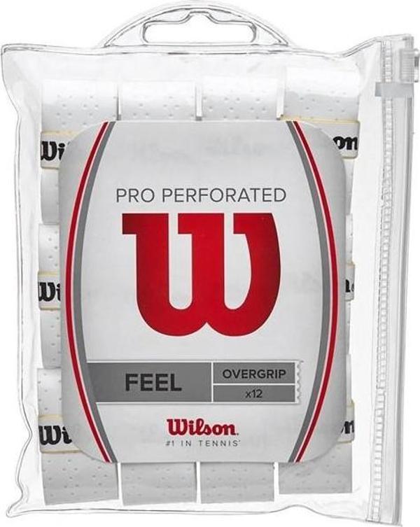 Wilson Beyaz 12'li Pro Overgrip Perforated - Image 1