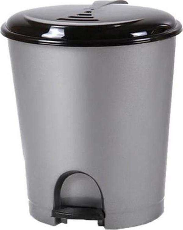 Pedallı Çöp Kovası No:2 7 lt -Gri  - Image 1