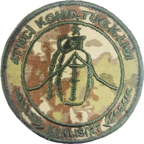 47. Komando Tugay Komtanlığı Kamuflaj Yuvarlak Arma - Image 1