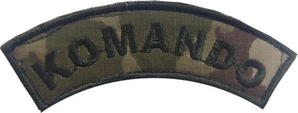 Single Sword Komando Yazılı Nakış Patch - Peç - Image 1