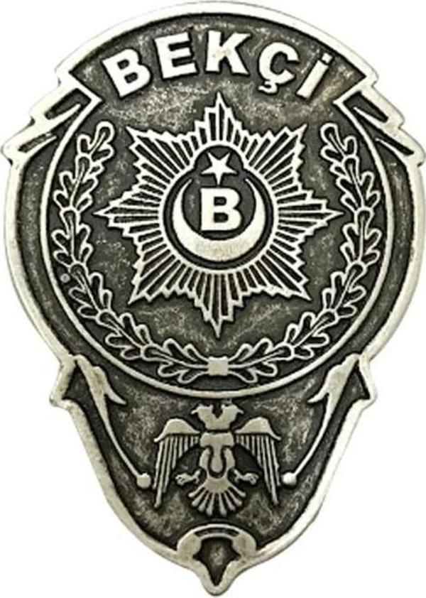 Single Sword Metal Bekçi Arması - Bekçi Rozeti - Image 1
