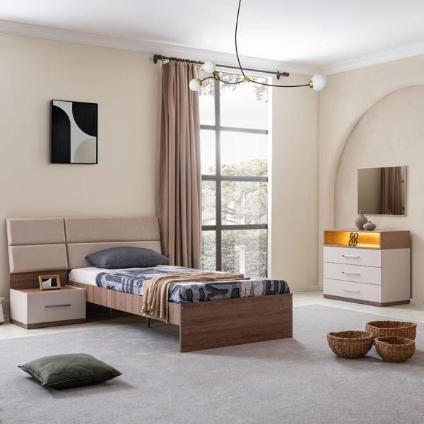 Milano Genç Odası - Karyola, Komodin, Şifonyer - Image 1