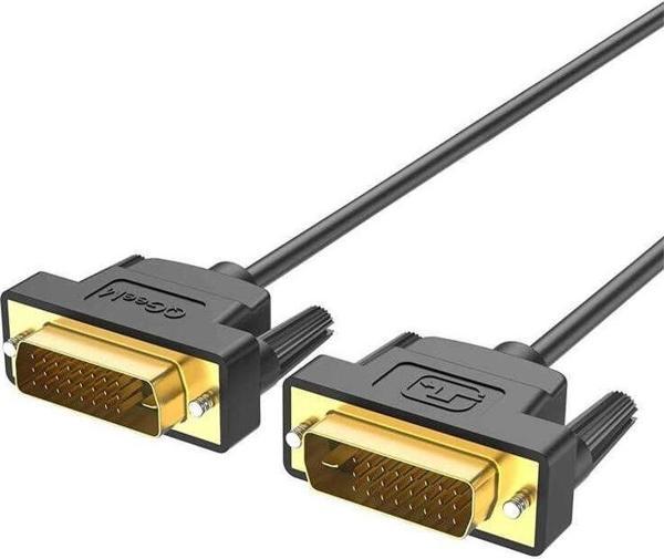 Qgeem QG-HD15 DVI Kablo 183 cm 1080p Full HD 60Hz Görüntü Aktarım Kablosu - Image 1