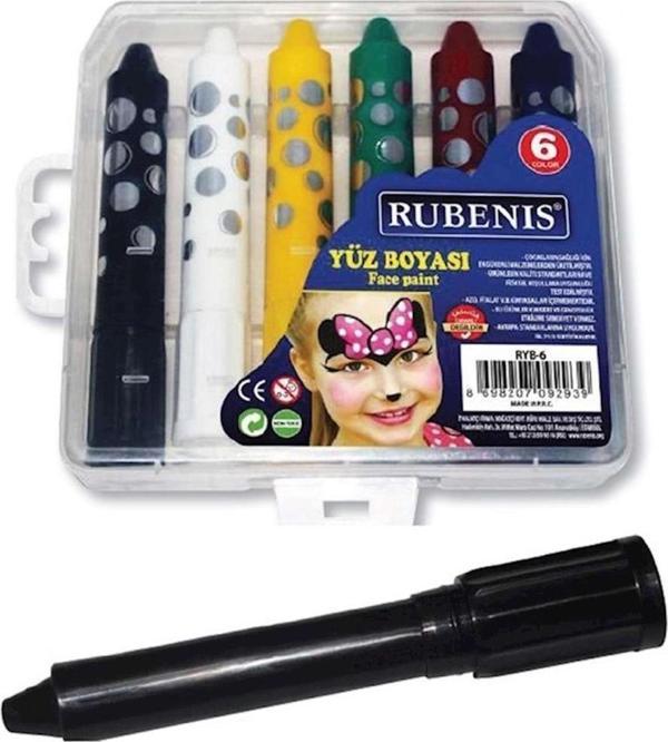 Rubenis 6 Lı Çevirmeli Yüz Boyası - Image 1