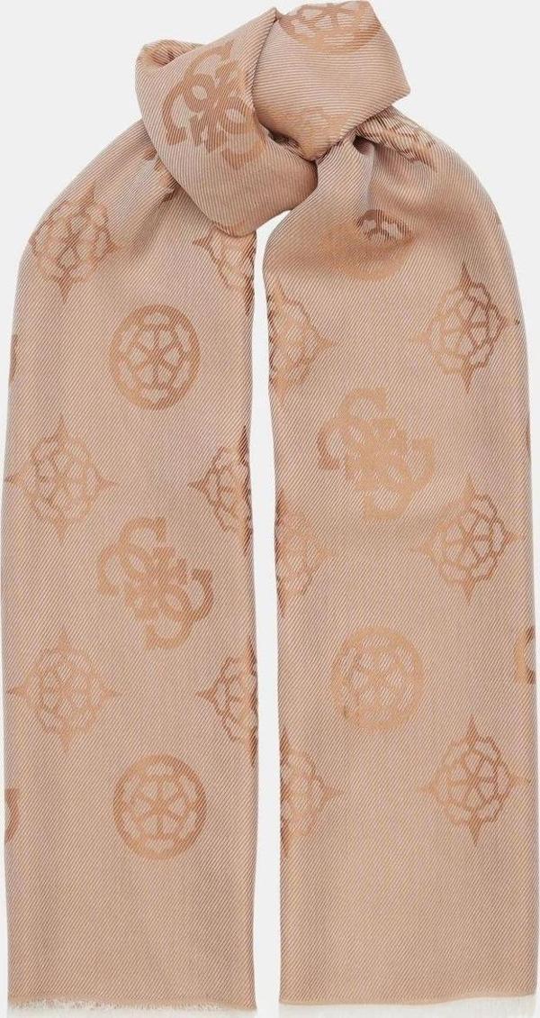 Guess Kadın Bej Gerty 4G Peony Logolu Şal - Image 1