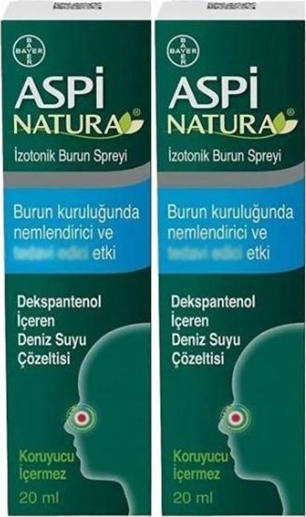 Aspinatura İzotonik Burun Spreyi 20 ml 2 Adet - Image 1
