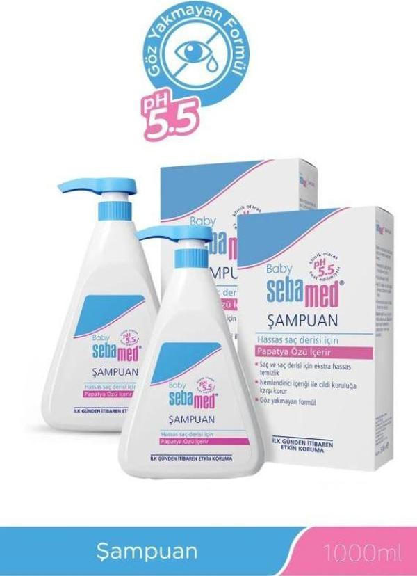 Sebamed Baby pH 5.5 Bebek Şampuanı - 500 ml X 2 Adet - Image 1