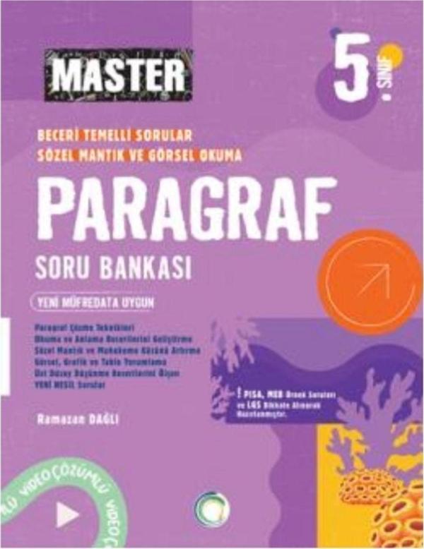 5. Sınıf Master Paragraf Soru Bankası Okyanus Yayınları - Okuyan Us Yayınları - Image 1