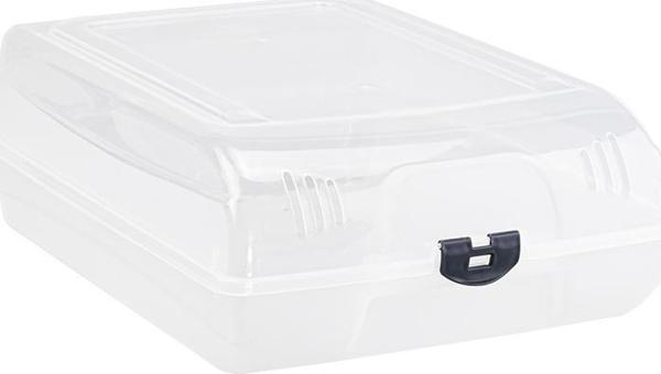 1 Adet Şeffaf Kapaklı Bot ve Çizme Koruma Kutusu - Hava Delikli Ayakkabı Saklama Kutusu - Image 1