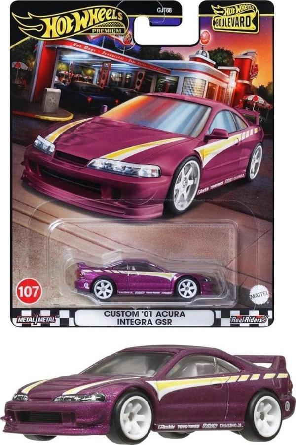 Hot Wheels Boulevard Premium Custom 2001 Acura Integra GSR GJT68 HRT77 - Image 1