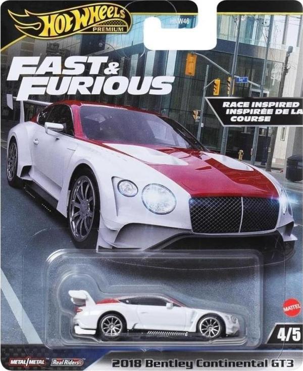 Hot Wheels Premium Fast & Furious HNW46 -HVR63 2018 Bentley Continental GT3 - Image 1