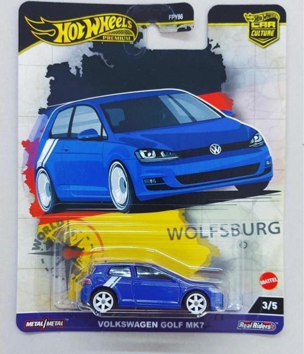 Hot Wheels Premium Wolkswagen Golf MK7 FPY86 HRV79 - Image 1