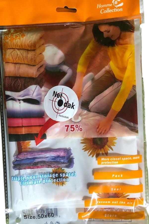 Vakumlu Hurç Poşet Saklama Torbası Elbise Hurcu (50X60) - Image 1