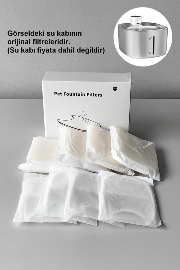 Internal Nws,Serisi,Filtreleri,-,Inwss,Paslanmaz,Kedi,Su,Pınarı,Yedek,Filtreleri,-,4'Lü,Set - Image 1