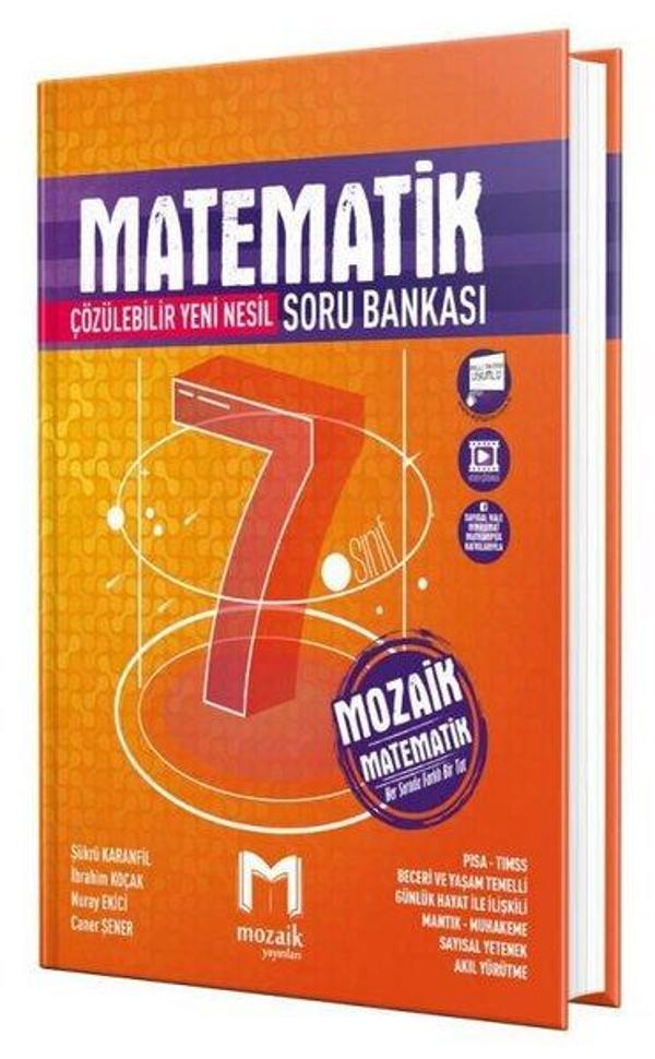 7. Sınıf Matematik Soru Bankası - Mozaik - Ders Kitapları - Image 1