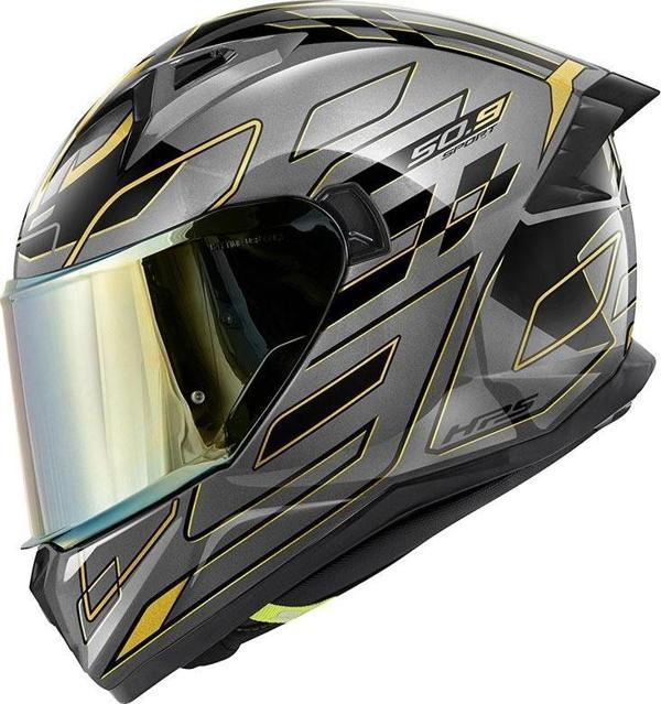Gıvı 50.9 Assault Kapalı Kask Tıtanyum Sarı Bronz - Image 1