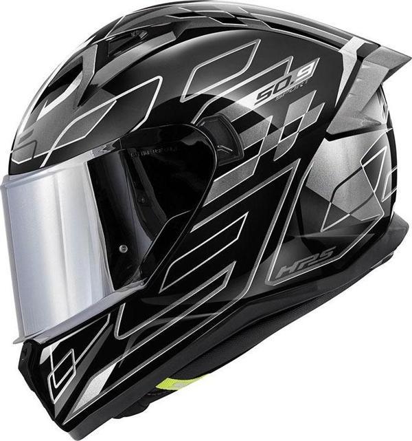 Gıvı 50.9 Assault Kapalı Kask Siyah Tıtanyum Gri - Image 1