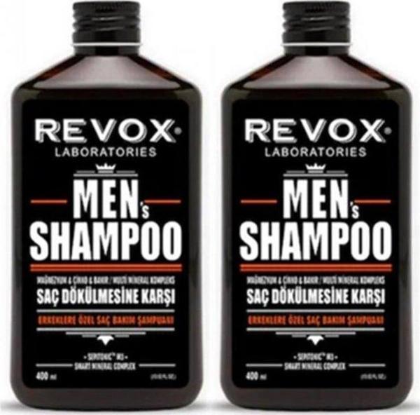 Revox Men Erkeklere Özel Saç Bakım Şampuanı 400 ml x 2 Adet - Image 1